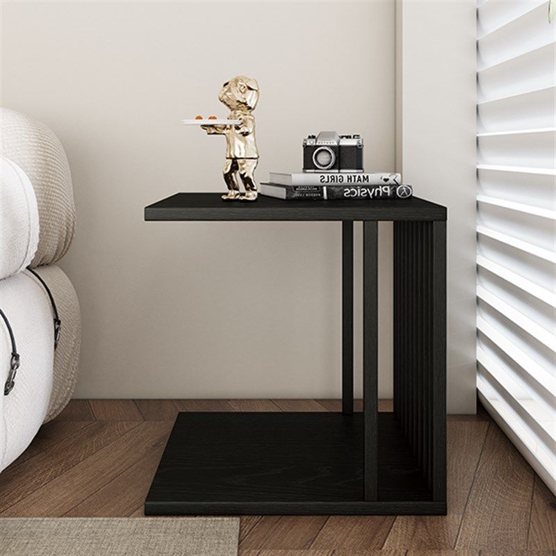 黑胡桃木原木定制现代客厅多功能轻便C型角几沙发可移动边几 茶几,淘宝优惠券,粉丝福利购,淘宝优惠卷