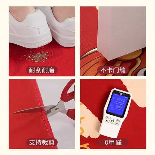 2025新款结婚红色喜庆防滑地垫布置门口进门垫子装饰耐脏免洗地毯 - 图3