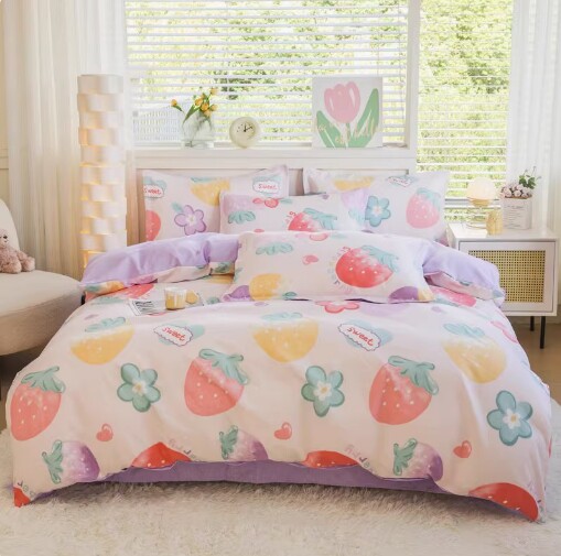 手慢无!2026新款四件套宿舍四件套床笠款爆F