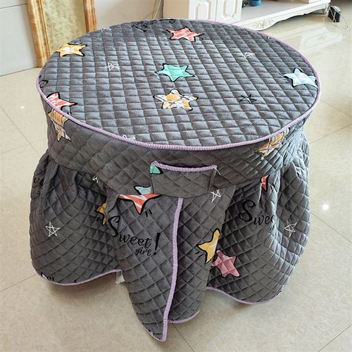 双面绒烤火罩桌套新款圆形电炉罩麻将机烤火炉桌罩取暖桌电暖桌罩 - 图2