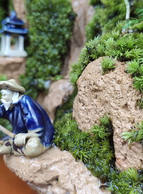 全是活植物假山流水喷泉摆件造景石材办公室室内招财鱼池石头送礼