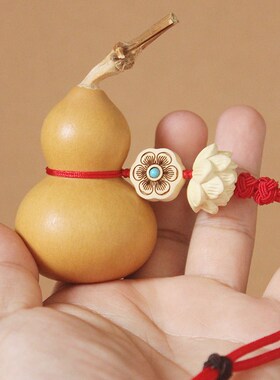 新年挂饰乔迁新居天然葫芦大门卧室内挂件门对门挂饰汽车后视镜