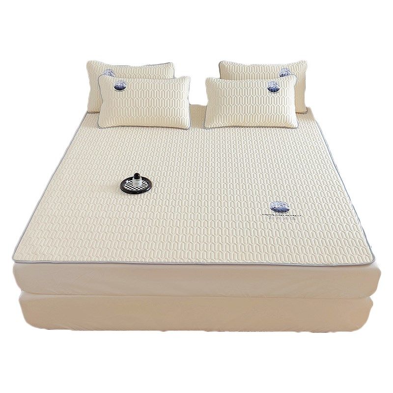 A类夏季冰丝乳胶凉席三件套学生宿舍软床垫单让人夏天席子空调席,淘宝优惠券,粉丝福利购,淘宝优惠卷