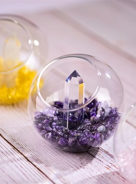 天然消磁白水晶碎石原石摆件手炼消磁石净化水晶碗消磁碗饰品容器