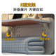 Dormitory bed computer desk foldable lazy upper bunk desk college student dormitory lower bunk suspended study table