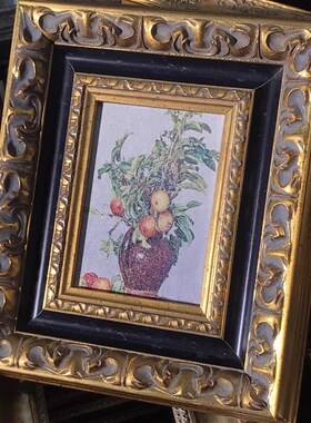 唐顿庄园绿金天隆古典实木画框油画相框外框装裱镜框摆台复古定制