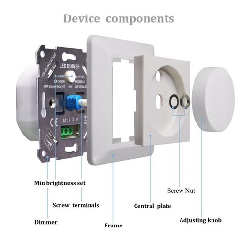安全隔离型0-10V1-10VLED调光开关LED调光器可控硅调光可选 - 图3