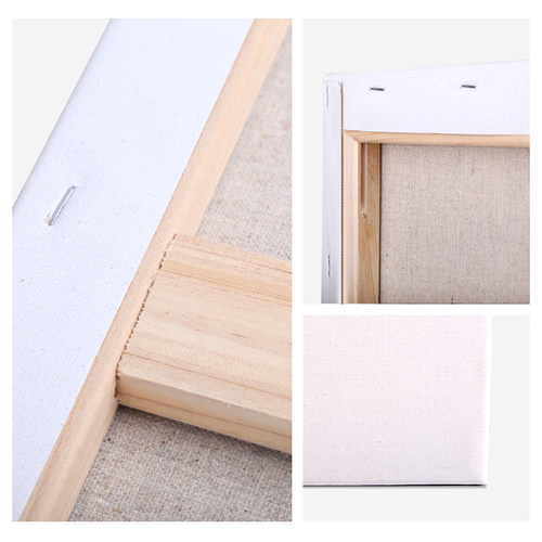 中盛画材30*70 1.6cm厚杉木细亚麻涂层绷布框画板油画框/油画布框 - 图0