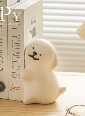 可爱小狗摆件书档书立家居饰品客厅电视柜酒柜装饰品办公室桌面