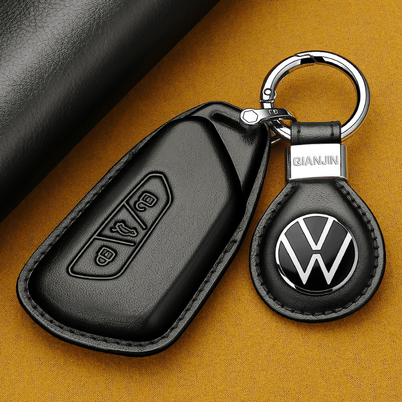 适用大众钥匙套23款凌渡L揽巡揽境id3id4xid6x途昂X高尔夫8真皮 - 图2