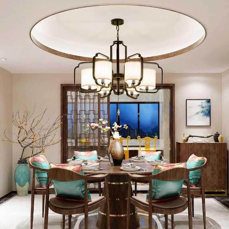 新中式铁艺吊灯中国风酒店客房卧室客厅卧室书房餐厅中式吊灯灯具,淘宝优惠券,粉丝福利购,淘宝优惠卷