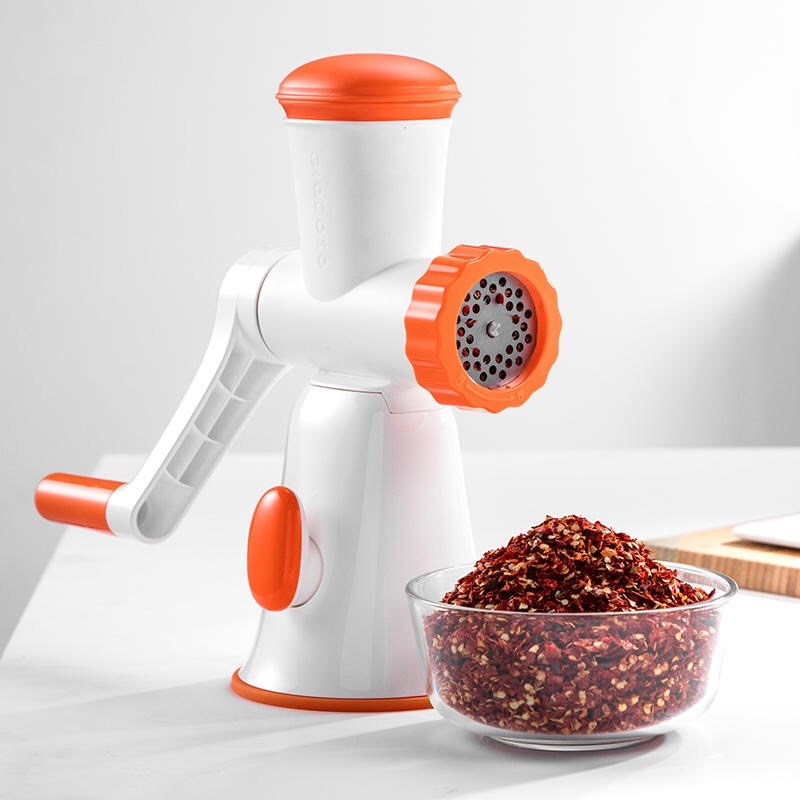 果语美遇料理机家用手动绞肉机搅拌馅料机磨粉机宝宝辅食机灌肠机 - 图2