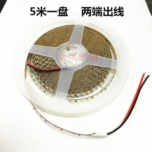 高亮180灯led防水12v8毫米宽2835暖黄白光6000K中性光4000K灯带 - 图3