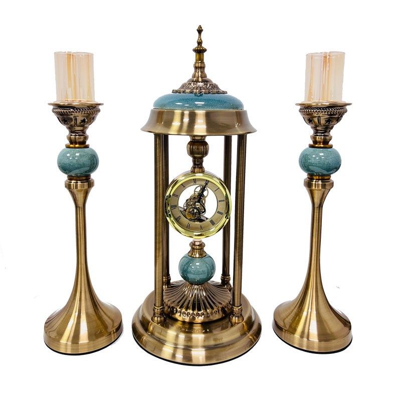 欧式钟表座钟客厅摆件欧式奢华复古台钟静音卧室创意时钟桌面办公,淘宝优惠券,粉丝福利购,淘宝优惠卷