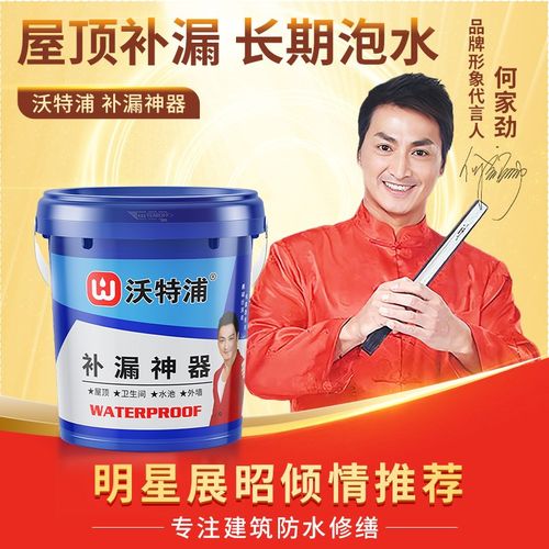 沃特浦屋顶专用防水涂料外墙防水胶楼顶补漏材料房顶裂缝漏水沥青 - 图2