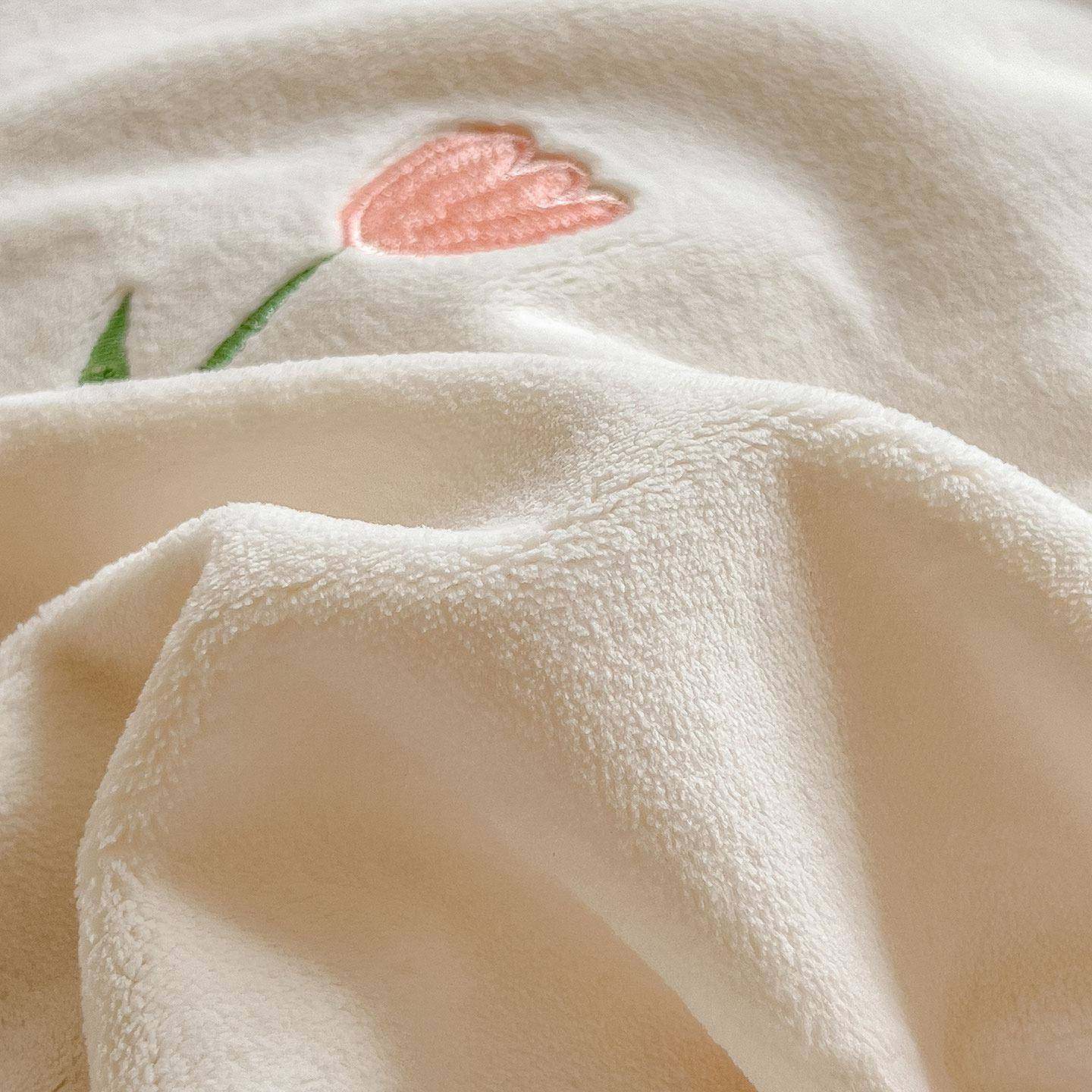 A类母婴级加厚刺绣蝴蝶结牛奶四件套高克重双面绒被套宿舍三件套,淘宝优惠券,粉丝福利购,淘宝优惠卷