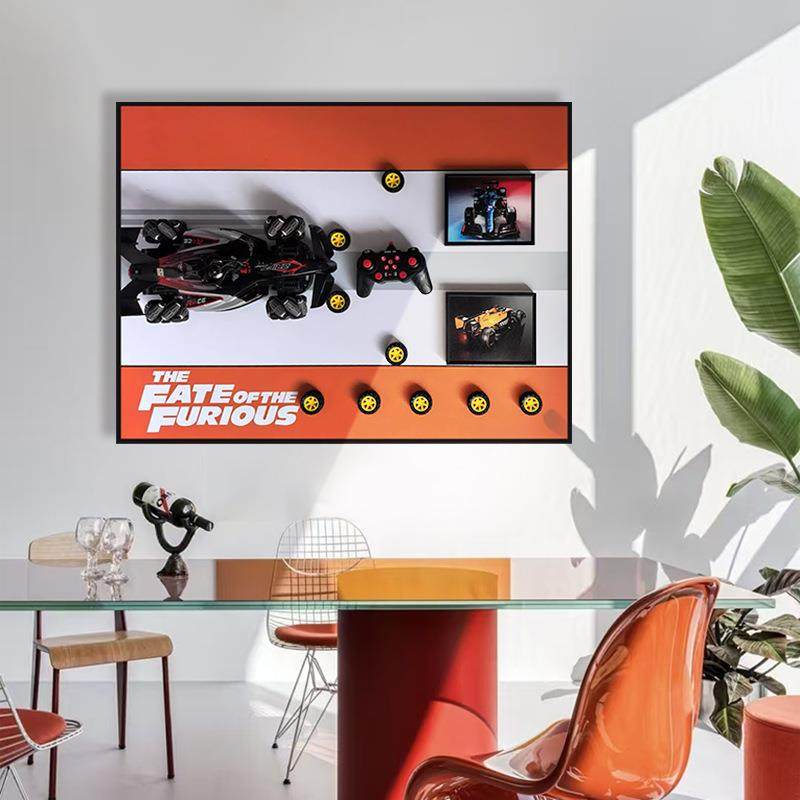 汽车立体遥空车走廊玄关儿童房墙画现代装饰画客厅画装饰客厅挂画,淘宝优惠券,粉丝福利购,淘宝优惠卷