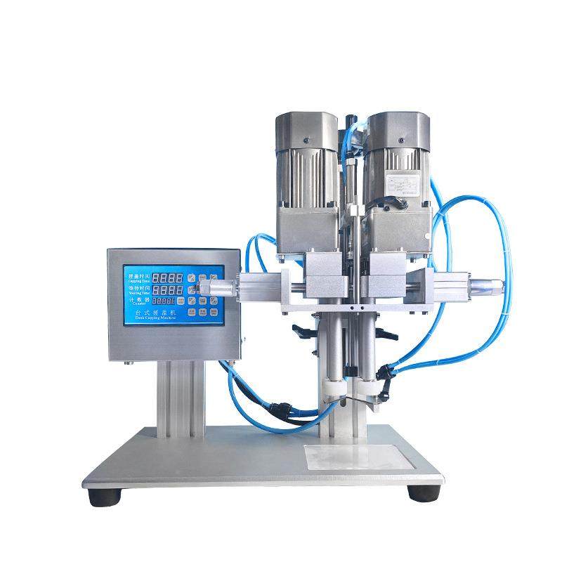 小型自动洗衣液旋盖机塑料瓶高速锁盖搓盖机台式玻璃瓶气动拧盖机,淘宝优惠券,粉丝福利购,淘宝优惠卷