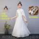 High-end girls' zheng performance clothing, children's choir, China National Ancient Music Performance Summer Competition, art
