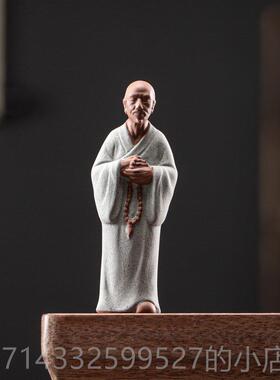 高档小号中式历史人陶瓷件关公老子物孔子摆弘一法师佛像学好玄物