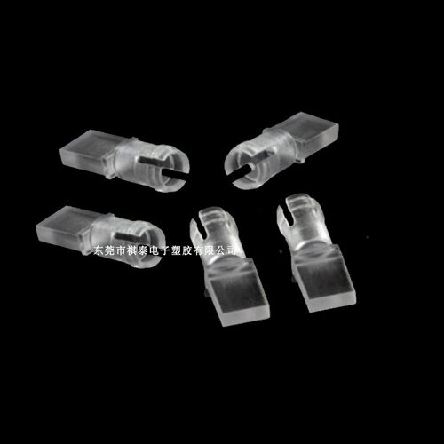 方形透明灯罩LC3-2光敏电阻灯套导光帽LED导光柱指示灯床包平头 - 图0