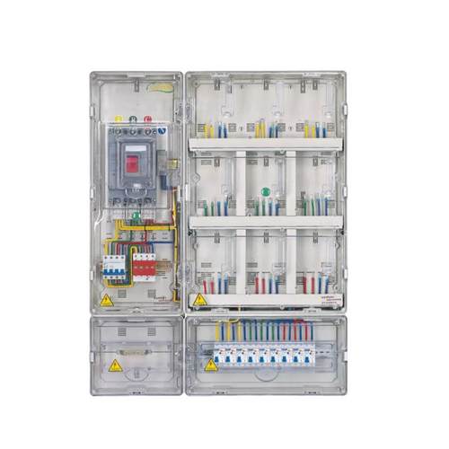 单相9户透明电表箱南网九表位费控表箱非金属集中表箱国网塑料 - 图3