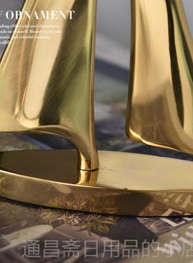 高档一帆风顺家送帆船摆件客厅电柜酒柜视居软装饰品乔迁礼办公室