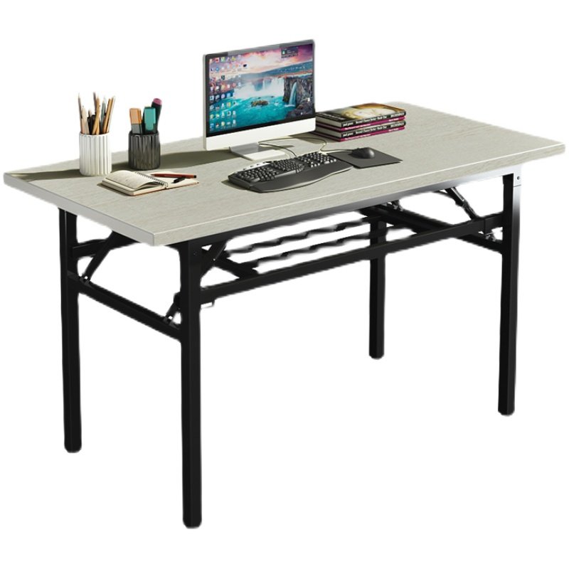 折叠桌子会议桌培训桌长条桌学习桌课桌家用卧室电脑桌简易餐桌 - 图3