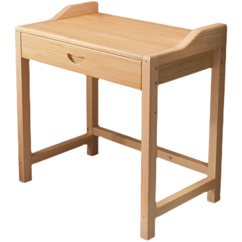 70cm实木儿童书桌可升降小书桌0cm长家用学生学习桌小户型写字桌 - 图3