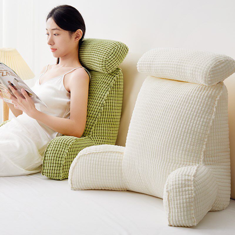 Pillow bedside soft bag large back cushion for reading pregnant women bed back pillow bay window sofa neck and waist cushion
