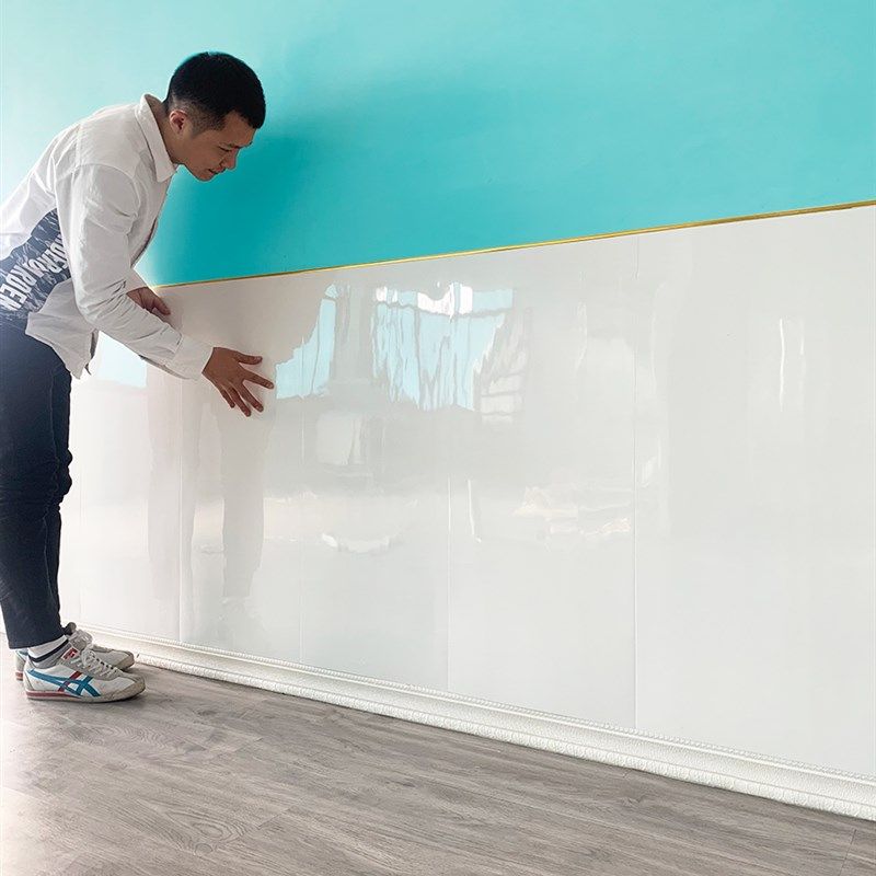 幼儿园教室布置软包墙裙防撞墙贴培训班耐磨墙围装饰护墙板自粘墙,淘宝优惠券,粉丝福利购,淘宝优惠卷