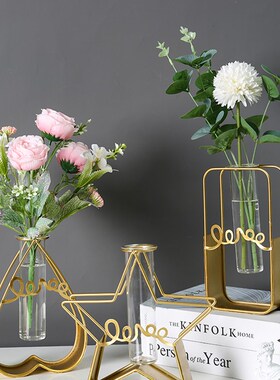 假花仿真花客厅高端摆设新款绢花干花室内花束餐厅花艺装饰品摆件