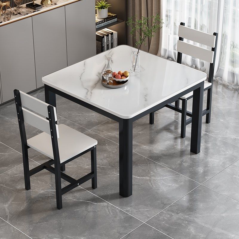 正方形家用餐桌椅组合小户型2人吃饭桌子简约现代四方桌出租房4人,淘宝优惠券,粉丝福利购,淘宝优惠卷