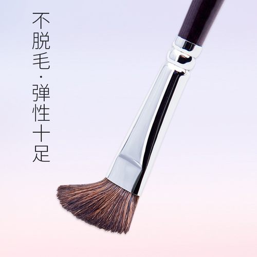 中盛画材 101单双号紫花杆圆峰狼毫水彩笔水粉套装笔油画笔6支装 - 图1