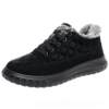 High-end old Beijing shoes for women in winter 2025 new lace-up cotton shoes plus velvet and thick snow boots to prevent slippery soles