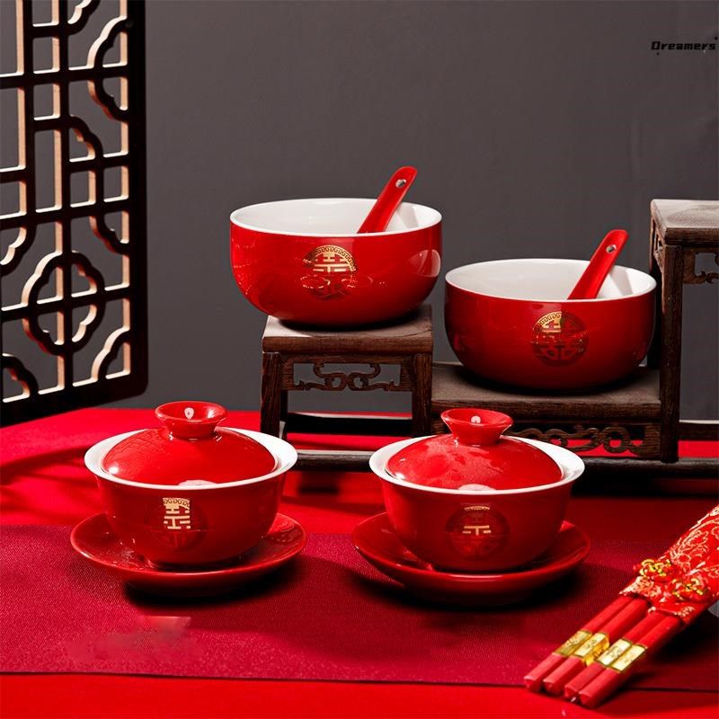 改口敬茶杯结婚茶具套装家用四个喜碗敬茶碗敬茶壶送新人新婚厂家,淘宝优惠券,粉丝福利购,淘宝优惠卷