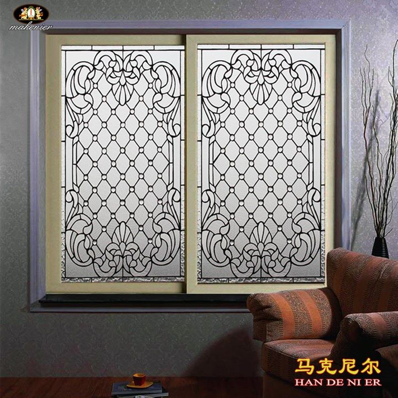 定制透光不透明玄关隔断推拉门窗镶嵌复古欧式蒂凡尼教堂艺术玻璃,淘宝优惠券,粉丝福利购,淘宝优惠卷