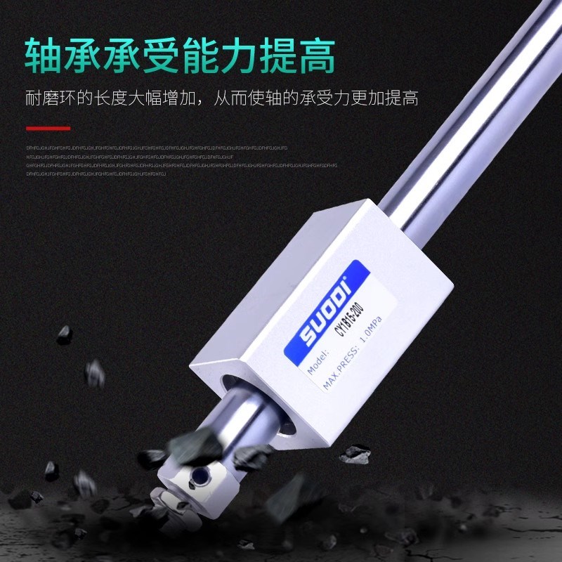 磁偶无杆气缸CY1B CY3B/10/15/20///X200X700X0~10 - 图3