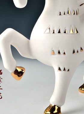 戴玉堂 12十二生肖摆件 鼠牛虎兔龙蛇马羊猴鸡狗猪客厅工艺装饰品