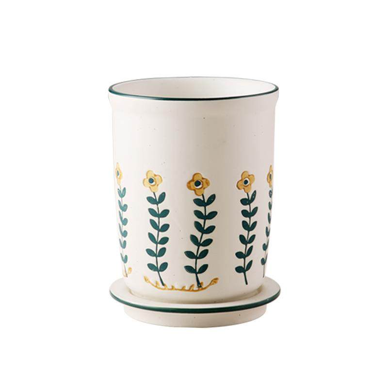 厨筷房子日式复古号筷桶大筒陶瓷筷筒家用筷笼沥水筷子AL100382收,淘宝优惠券,粉丝福利购,淘宝优惠卷