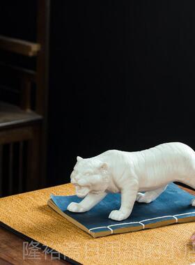 高档中国风格十生肖虎饰，家二庭桌面办公装饰引吸财富和城镇住宅