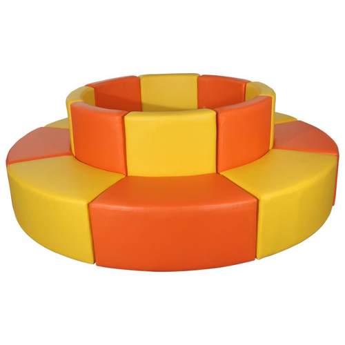 弧创意商场中游大厅活动室阅览室儿童乐场个YE017性圆异形沙心发 - 图3