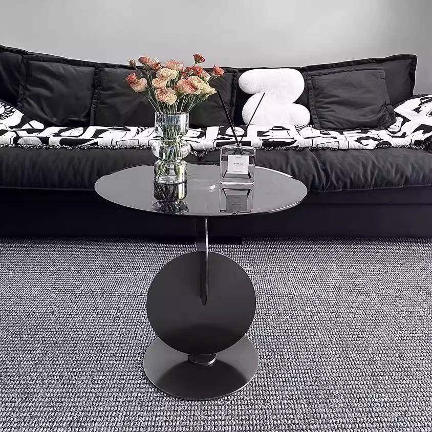 简约现代不奢钢主体钢化玻璃几沙发轻高边端客厅锈茶几创意SLL小,淘宝优惠券,粉丝福利购,淘宝优惠卷