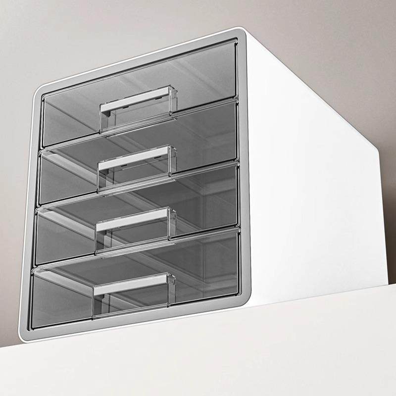 桌面a4收文纳工盒透明抽屉式多层具整理柜位子办公桌JW3530上文件,淘宝优惠券,粉丝福利购,淘宝优惠卷