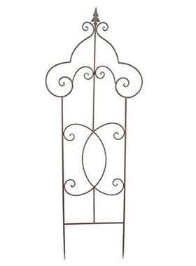 STU式复古铁艺花子架地式时尚爬藤架欧铁线莲花架园艺落花插片