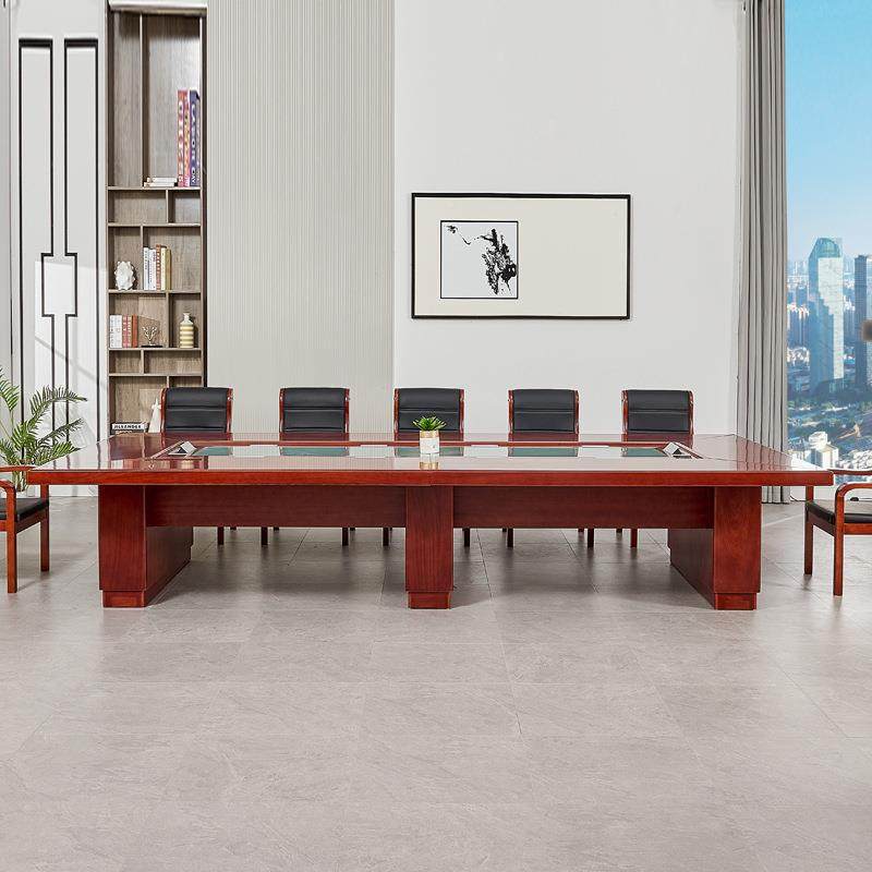 型会议桌长桌新中油漆实木皮烤漆办公多室人YQ-hyz-x开会桌式椅大,淘宝优惠券,粉丝福利购,淘宝优惠卷
