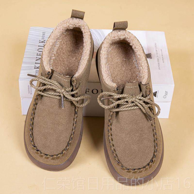 正品棉鞋女冬女季加绒加厚保暖地靴一脚蹬雪外穿豆豆新鞋款妈妈鞋,淘宝优惠券,粉丝福利购,淘宝优惠卷