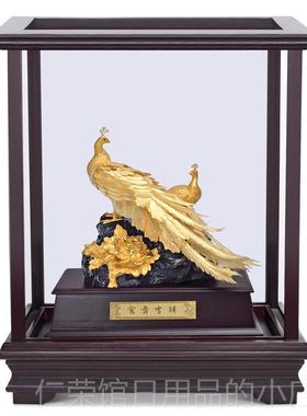 正品足金箔金帆风顺帆船摆品件开 一业礼招财商务办公室桌客厅乔