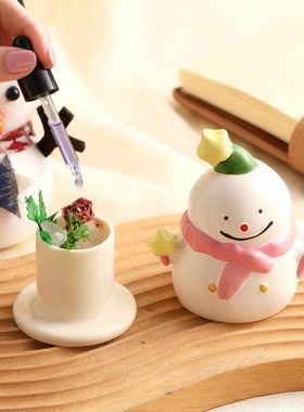 圣诞萌趣无火香薰扩香石家用室内持久清新香薰精油氛围感精致摆件