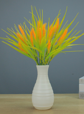 鲸鸿仿真花仿真麦穗稻穗手插花超市美陈装饰客厅超市摆件花艺假花